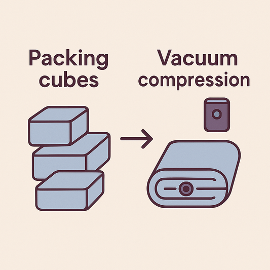 Compression sous vide vs packing cubes : quel est le meilleur choix ?
